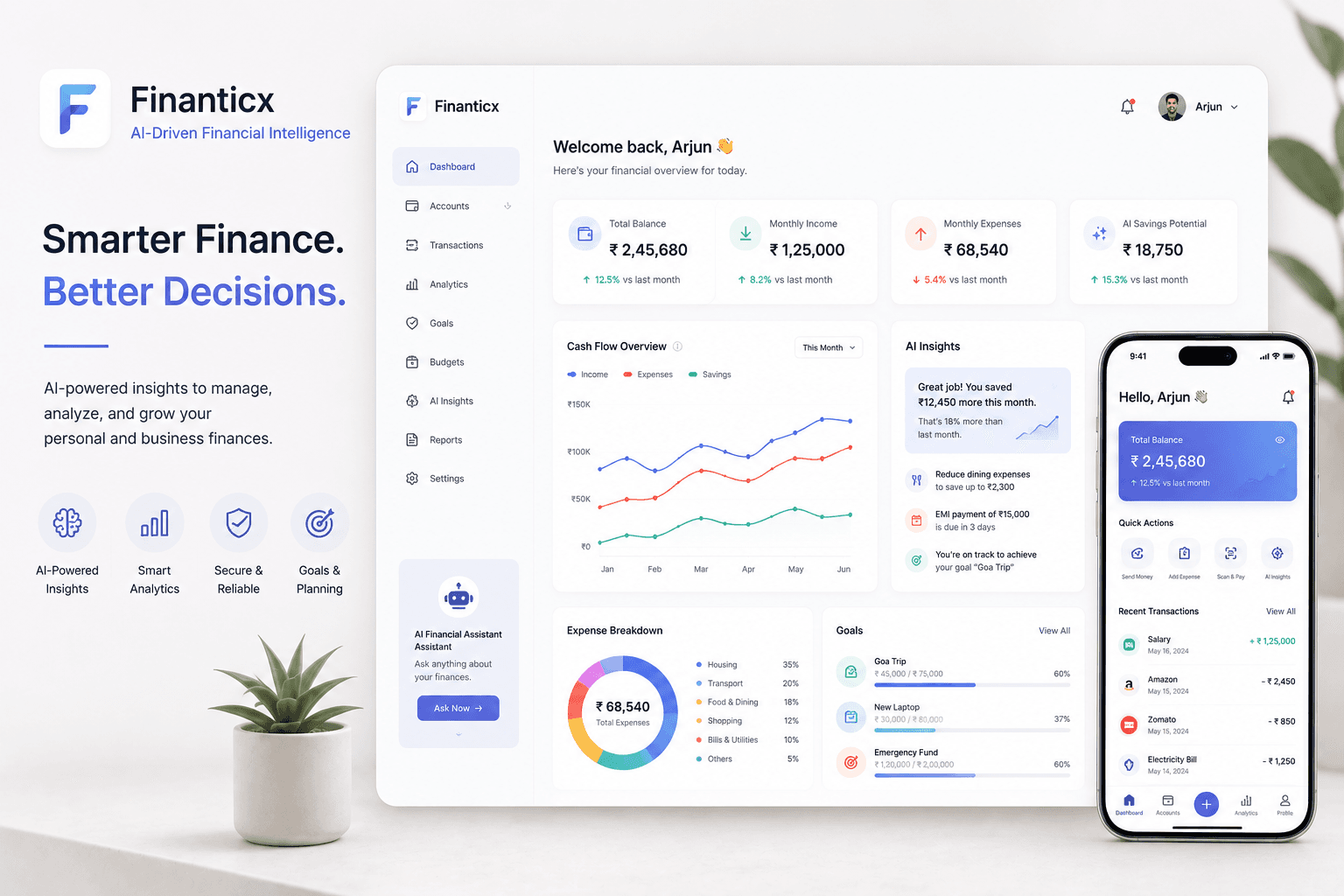 Finanticx — Financial Intelligence Platform
