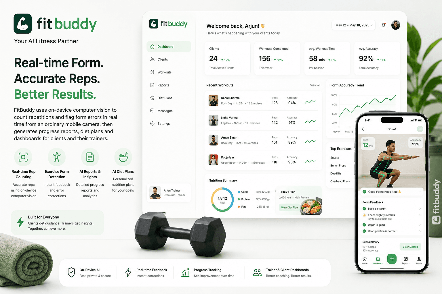 FitBuddy - AI Fitness Coach